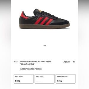 Adidas Sambas Manchester United collectors edition